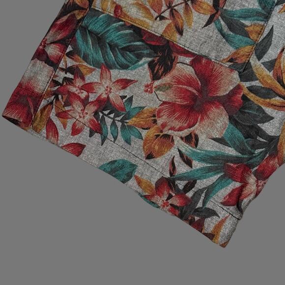Naked & Famous RARE Floral Slim Short Mens Multicolor Pattern Size S EUC - Picture 2 of 7